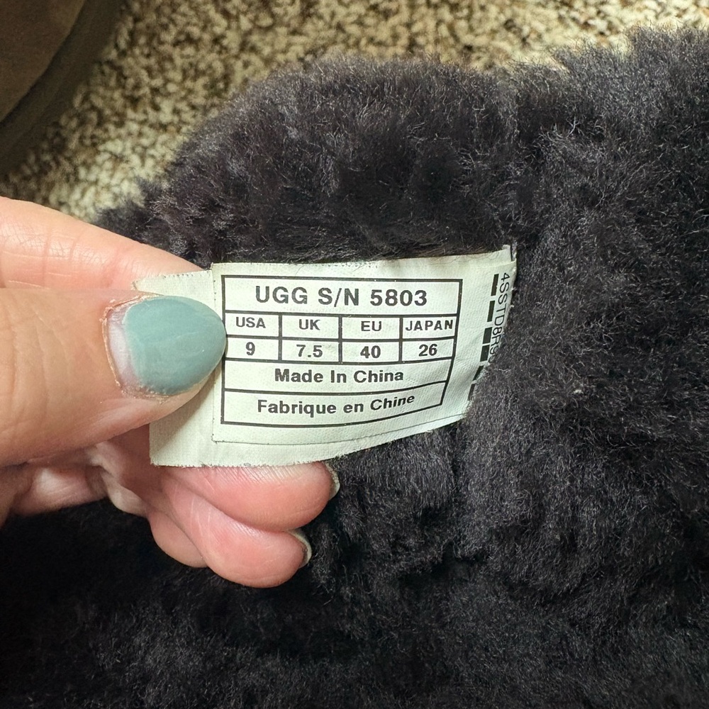 Ugg Dark Brown Bailey Button Boots - image 4